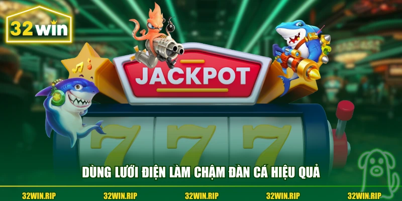 Dùng lưới điện làm chậm đàn cá hiệu quả