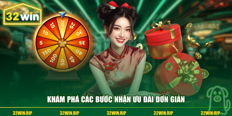 Khám phá các bước nhận ưu đãi đơn giản